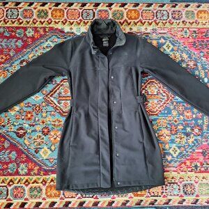 North Face warm trench coat